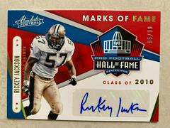 Rickey Jackson Football Cards 2019 Panini Absolute Marks of Fame Prices