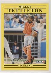 Mickey Tettleton Baseball Cards 1991 Fleer Update Prices
