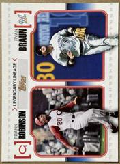 Frank Robinson, Ryan Braun Baseball Cards 2010 Topps Legendary Lineage Prices