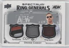 Orange Cassidy Wrestling Cards 2021 Upper Deck AEW Spectrum Ring Generals Relics Prices
