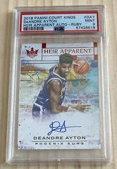 DeAndre Ayton [Ruby] Basketball Cards 2018 Panini Court Kings Heir Apparent Autographs Prices