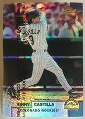 Vinny Castilla [Gold Refractor] #3 Baseball Cards 1999 Finest Prices