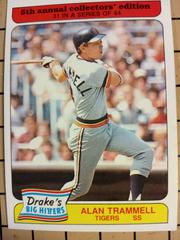Alan Trammell #31 Baseball Cards 1985 Drake's Prices