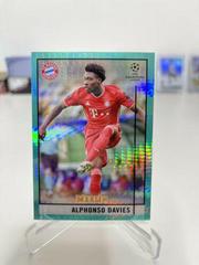 Alphonso Davies [Aqua Refractor] Soccer Cards 2020 Topps Merlin Chrome UEFA Champions League Prices