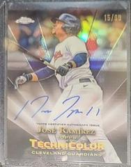 Jose Ramirez #TTA-JRA Baseball Cards 2023 Topps Chrome in Technicolor Autographs Prices