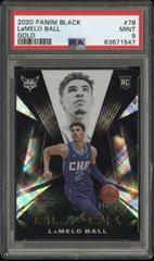 LaMelo Ball [SP Holo Gold] Basketball Cards 2020 Panini Black Prices