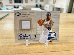 Jermaine O'Neal #Dt-Jo Basketball Cards 2005 Upper Deck Rookie Debut Threads Prices