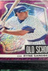 Ryne Sandberg [Purple Shimmer] #OS-4 Baseball Cards 2022 Panini Prizm Old School Prices