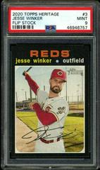 Jesse Winker [Flip Stock] #3 Baseball Cards 2020 Topps Heritage Prices