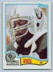 Kenny King #193 Football Cards 1982 Topps Prices
