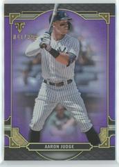 Aaron Judge [Amethyst] #46 Baseball Cards 2022 Topps Triple Threads Prices