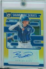 Bobby Witt Jr. [Gold] #SS-BW Baseball Cards 2021 Panini Donruss Optic Signature Series Prices