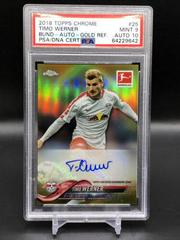 Timo Werner [Autograph Gold Refractor] #25 Soccer Cards 2018 Topps Chrome Bundesliga Prices
