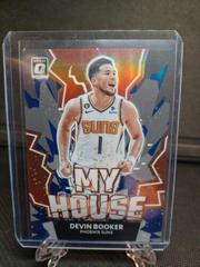 Devin Booker [Blue] #14 Basketball Cards 2022 Panini Donruss Optic My House Prices