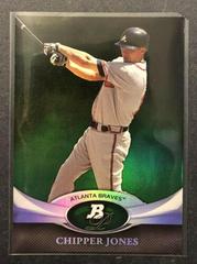 Chipper Jones [Emerald] #86 Baseball Cards 2011 Bowman Platinum Prices
