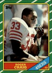Roger Craig Football Cards 1986 Topps Prices