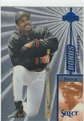 Barry Bonds [Select Company Blue] Baseball Cards 1997 Select Prices