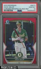 Zack Gelof [Red] #BCP-1 Baseball Cards 2023 Bowman Chrome Prospects Prices