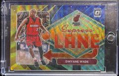 Dwyane Wade [Gold Wave] #19 Basketball Cards 2020 Panini Donruss Optic Express Lane Prices