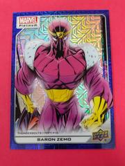 Baron Zemo [Blue Traxx] #154 Marvel 2023 Upper Deck Platinum Prices
