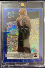 Anthony Edwards [Fast Break Blue] Basketball Cards 2020 Panini Donruss Optic Prices