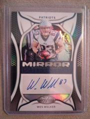 Wes Welker #MS-WW Football Cards 2022 Panini Certified Mirror Signatures Prices