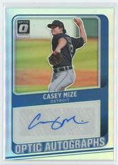 Casey Mize [Holo] Baseball Cards 2021 Panini Donruss Optic Autographs Prices