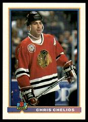 Chris Chelios #398 Hockey Cards 1991 Bowman Prices
