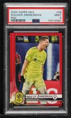 Walker Zimmerman [Red] #28 Soccer Cards 2020 Topps MLS Prices