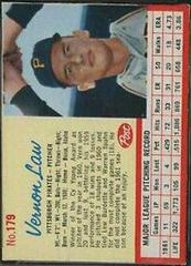 Vernon Law [Hand Cut] Baseball Cards 1962 Post Cereal Prices