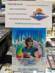 Trevor Lawrence [Autograph Light Blue] #MY-1 Football Cards 2021 Panini Illusions Mystique Prices