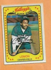 Chet Lemon Baseball Cards 1981 Kellogg's Prices