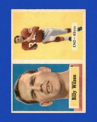 Billy Wilson #42 Football Cards 1957 Topps Prices