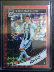 Mario Mandzukic [Optic Red Velocity] Soccer Cards 2018 Panini Donruss Prices