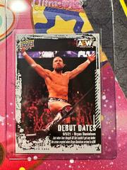 Bryan Danielson [Silver] Wrestling Cards 2022 Upper Deck AEW Debut Dates Prices