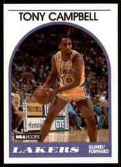Tony Campbell Basketball Cards 1989 Hoops Prices