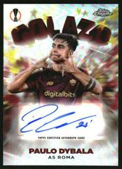 Paolo Dybala [Autograph] Soccer Cards 2022 Topps Chrome UEFA Club Competitions Golazo Prices