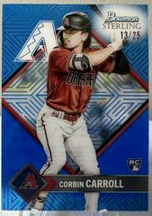 Corbin Carroll [Blue] #ST-3 Baseball Cards 2023 Bowman Sterling Tek Prices