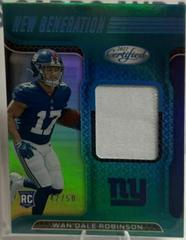 Wan'Dale Robinson [Teal] #NGJ-WR Football Cards 2022 Panini Certified New Generation Jerseys Mirror Prices