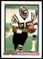 Marion Butts Football Cards 1991 Bowman Prices