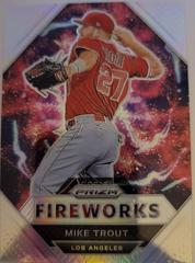 Mike Trout [Silver Prizm] #FW3 Baseball Cards 2021 Panini Prizm Fireworks Prices