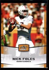 Nick Foles [Gold Border] #37 Football Cards 2012 Leaf Draft Prices