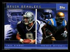 Troy Aikman; Freddie Mitchell Football Cards 2001 Topps Combos Prices