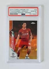 Trent Alexander Arnold [Orange Refractor] #48 Soccer Cards 2019 Topps Chrome UEFA Champions League Prices