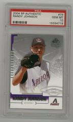 Randy Johnson Baseball Cards 2004 SP Authentic Prices