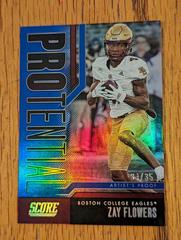 Zay Flowers [Artist's Proof] #18 Football Cards 2023 Panini Score Protential Prices
