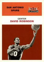 David Robinson Basketball Cards 2001 Fleer Platinum Prices