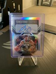 Jayson Tatum [Silver] Basketball Cards 2022 Panini Prizm Sensational Signatures Prices