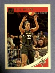 A'ja Wilson [Press Proof Silver] #9 Basketball Cards 2019 Panini Donruss WNBA Prices