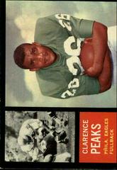 Clarence Peaks #118 Football Cards 1962 Topps Prices